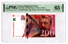France 200 Francs 1999 PMG 65 EPQ
P# 159c; UNC