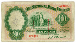 Northern Ireland 10 Pounds 1942
P# 160a; #A24061; F