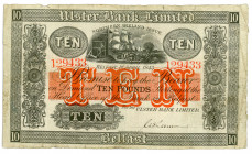 Northern Ireland 10 Pounds 1943
P# 317; #129433; F