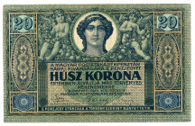 Hungary 20 Korona 1919
P# 42; #384711; aUNC