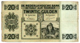 Netherlands 20 Gulden 1931
P# 44; #DT094397; F
