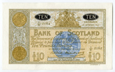 Scotland 10 Pounds 1963
P# 93c; # 2162; VF