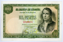 Spain 1000 Pesetas 1949 (1951)
P# 138a; #02388874; aUNC