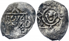 Russia Nizhniy Novgorod Denga Ivan Borisovich the Tight Bow 1411 - 1415 R5
GP2# 4507 B; R-5; Silver 0.63 g.; Rare coin of duchy of Nizhniy Novgorod -...