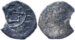 Russia Moscow Poludenga Vasiliy Vasilievich 1427 - 1434 R4
GP2# 1830 A; R-4; Silver 0.30 g.; Very rare coin - poludenga of Vasiliy Vasilievich; Grand...