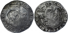 Russia Jefimok Rouble 1655 on Gelderland Nederlandse Rijksdaalder 1651
KM# 16.2, Dav. 4828; Spassky -; Silver 28.59 g.; Alexey Mikhailovich; with bot...
