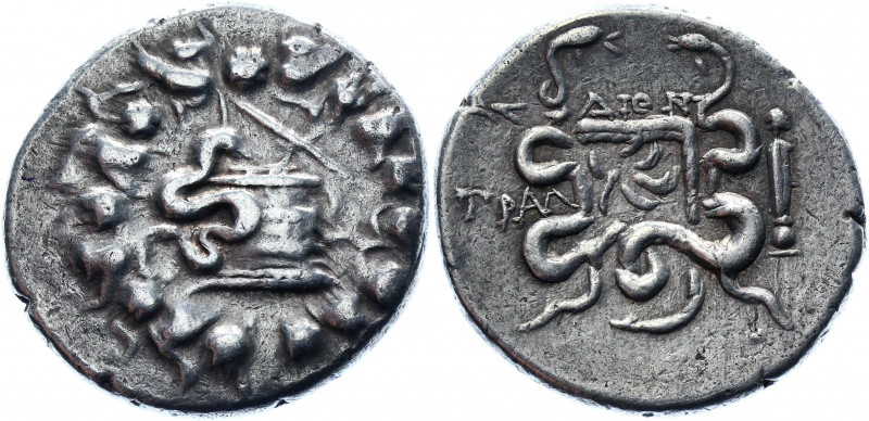 Ancient Greece Lydia, Tralleis AR Cistophoric Tetradrachm 100 - 90 BC
SNG Copen...
