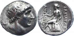 Ancient Greece Seleukid Empire AR Tetradrachm 281 - 261 BC Antiochos I Soter
SC 379.3a; HGC 9, 128g; Silver 16.62 g.; Antiochos I Soter (281-261 BC);...