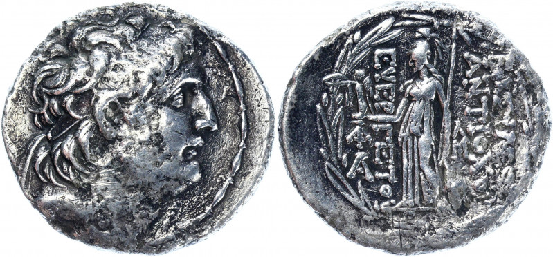Ancient Greece Seleukid Empire AR Tetradrachm 138 - 129 BC Antiochos VII Euerget...