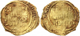 Mongol Empire Khudzhand AV Dinar 1229 - 1241 (ND) Ögedei
Gold 1.70 g.; Ögedei (1227-1241); Mint: Khudzhand; Very Rare; VF