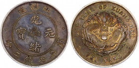 China Chihli 1 Dollar 1899 (25)
Y# 73; Silver 26,49g.; XF-AUNC