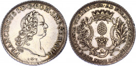 German States Augsburg 1 Konventionstaler 1765 FAH
KM# 184; Silver; Franciscus; XF , Unmounted