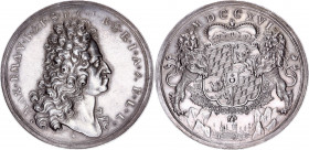 German States Bavaria 1 Schautaler 1716 MDCCXVI
Forster# 799; Wittelsbach 1595; Silver 27.30 g.; Maximilian II Emanuel; Stamp by P. H. Müller. Obv.: ...