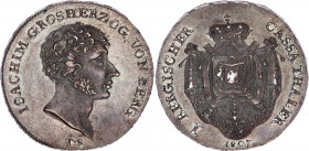 German States Berg 1 Cassataler 1807 TS
KM# 11; AKS# 10; Dav. 625 A; Kahnt# 138; Thun# 111; Silver 17.10 g.; Joachim Murat, 1806-1808; Mint: Düsseldo...