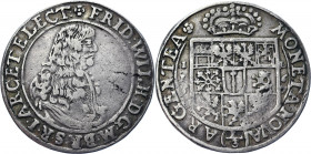 German States Brandenburg 1/3 Taler 1667 IL
KM# 359; Schr# 418; Silver 8.89 g.; Friedrich Wilhelm; Mint: Berlin; VF