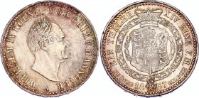 German States Hannover 1 Thaler 1837 A
KM# 169; AKS# 64; J. 52; Silver 16.69 g.; William IV; XF