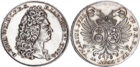 German States Julich-Kleve-Berg 1 Taler 1711 NP Rare
Dav. 2365; Noss# 864 b; Silver 27.59 g.; Johann Wilhelm II; UNC