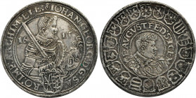 German States Saxony Reichstaler 1613
Saxhsen, Kurfurstentum, Johann Georg I. und August, 1611-1615. Reichstaler 1613, Dresden. 29,04 g. Clauß/Kahnt ...
