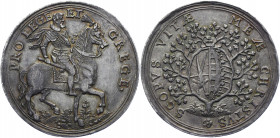 German States Saxony Johann Georg I Silver Medal 1624 (ND)
Merseburger# 848; Silver 21.67 g.; Johann Georg I (1615-1656); Obv.: King on horseback / R...