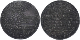 German States Saxony Harz 1 Tauftaler 1753 IBH
Katsouros 23; Silver 29.00 g., 52 mm; Baptismal Thaler; Mint: Zellerfeld; AUNC Toned