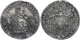 German States Saxony-Albertine 1 Taler 1575 HB
MB# 208; Dav. 9798; Silver 28.86 g.; August I; XF