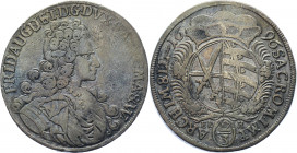 German States Saxony-Albertine 2/3 Taler 1696 EPH
KM# 655; Dav. 817; Silver 16.40 g.; Friedrich August I; VF-XF