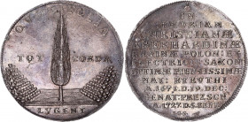 German States Saxony-Albertine 1 Taler 1727 IGS
KM# 859; Dav. 2661; Schnee 1021; Kahnt# 316; Merseburger# 1658; Silver 28.77 g.; Augustus II the Stro...