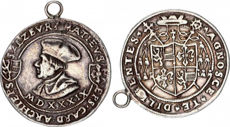 Austria Salzburg 1/2 Guldiner 1539 MDXXXIX Matthäus Lang von Wellenburg
Probszt...
