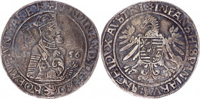 Austria 1 Taler 1556
Dav. 8049; Silver; Ferdinand I.; Kuttenberg Mint.; XF with nice toning