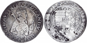 Austria Guldentaler / 60 Kreuzer 1565
Dav. 51; Silver; Ferdinand; Hall Mint; XF