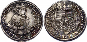 Austria 1 Taler 1632
KM# 629.3; Silver 28.04g.; Leopold; Violet patina; XF