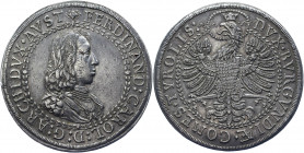 Austria 2 Taler 1646 (ND)
KM# 934; Dav. 3363; Silver 57.35 g.; Ferdinand Charles; Mint: Hall; AUNC-