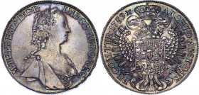 Austria 1 Taler 1759
KM# 1816; Silver 27.71g.; Maria Theresa; Violet patina; XF