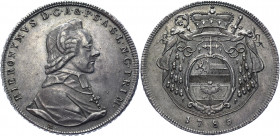Austria Salzburg 1 Taler 1785 M
KM# 435; Dav. 1263; Silver 27.99 g.; Hieronymus von Colloredo; AUNC