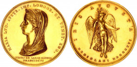 Austria Gold Medal of 14 Ducats Death of Maria Ludovica 1816 VERY RARE
Austro-Hungarian Empire. Francis I, Emperor of Austria (1806-1835) Empress, 18...