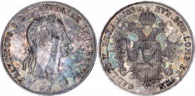 Austria 1 Taler 1832 A
KM# 2165; Silver; Franz I; XF/AUNC with beautiful coin with multicolour toning
