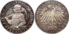 Austria 2 Gulden 1885 Innsbruck Shootong Festival PCGS SP65
Horsky# 6098, Peltzer# 1866; Silver; Specimen; Franz Joseph I; "Innsbruck Rifle Meeting";...