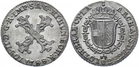Austrian Netherlands 10 Liards / 10 Oorden 1788
KM# 36; Billon 2.17 g.; Joseph II; Mint: Brussels; UNC