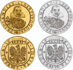 Holy Roman Empire Set of 1 Taler & 10 Dukat 1626 "Albrecht von Wallenstein" Official Restrike
Gold (.999) 35g 40mm & Silver (.999) 29g 40mm; Made wit...