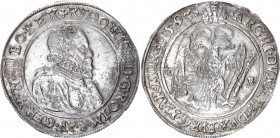 Hungary 1 Taler 1593 KB
Dav. 8066; Silver; AUNC/UNC with lightly damaged edge