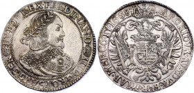 Hungary 1 Taler 1658 KB Posthume
Dav. 3198; Huszar 1244. Ferdinand III. (1637-1657). RDR. Holy Roman Empire. Kremnitz Mint. Posthume Prägung. Silver,...
