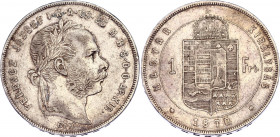 Hungary 1 Forint 1870 GYF
KM# 453.2; Silver; Franz Joseph I; XF
