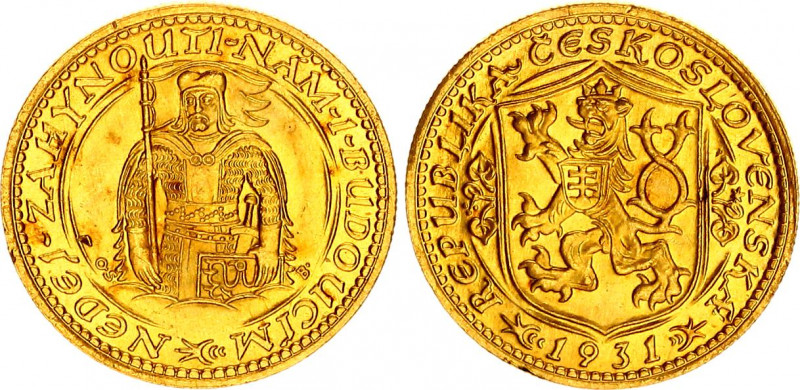 Czechoslovakia 1 Dukat 1931
KM# 8; Without serial numbers; Gold (.986) 3.49 g.,...