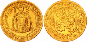 Czechoslovakia 1 Dukat 1932
KM# 8; Without serial numbers; Gold (.986) 3.44 g., 19.75 mm.; Mintage 26.217 pcs; XF