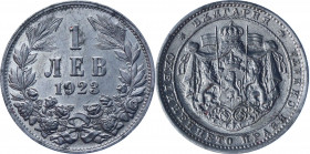 Bulgaria 1 Lev 1923
KM# 35; Aluminium 1.49g; Boris III; Mint luster; AUNC-UNC