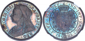 Great Britain 1/2 Crown 1893 Proof NGC PF 67 TOP GRADE
KM# 782, Sp# 3938. A premium gem, superbly preserved with startling splashes of iridescent blu...