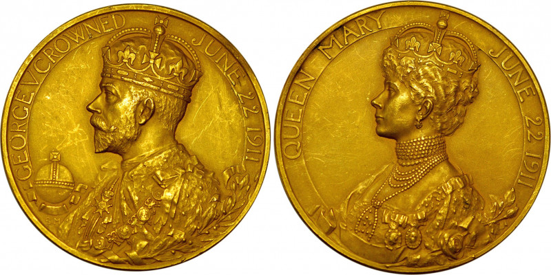 Great Britain Gold Medal for George V Coronation in 1911
George V gold "Coronat...