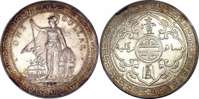 Great Britain Trade Dollar 1929 B NGC MS 64
KM# T5; Silver; "British Trade Dollar"; UNC, Full mint luster