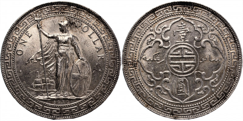 Great Britain Trade Dollar 1930
КМ# T5; Silver 26.90 g.; British Trade Dollar; ...