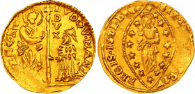 Italian States Venice 1 Zecchino 1789 - 1797 (ND)
KM# 755; Gold 3.49 g.; Lodovico Manin; XF , weak strike